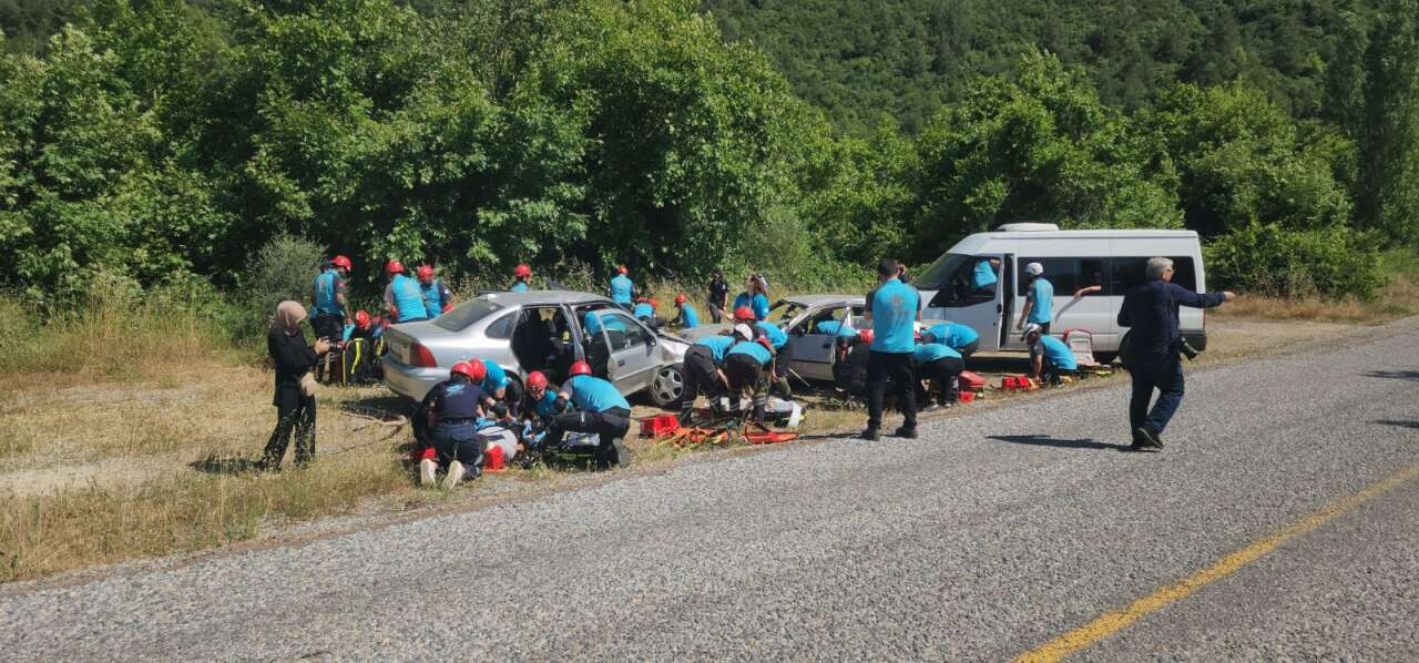 Muğla'da UMKE Ekiplerinden Nefes Kesen Tatbikat Gerçeği Aratmadı 6